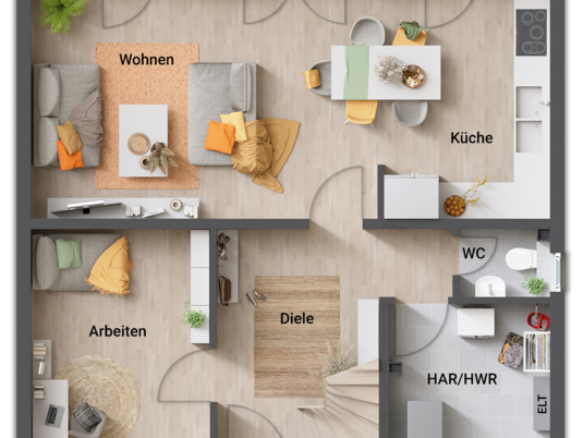 Grundriss-Einfamilienhaus-Flair-110-Erdgeschoss-offene-Kueche