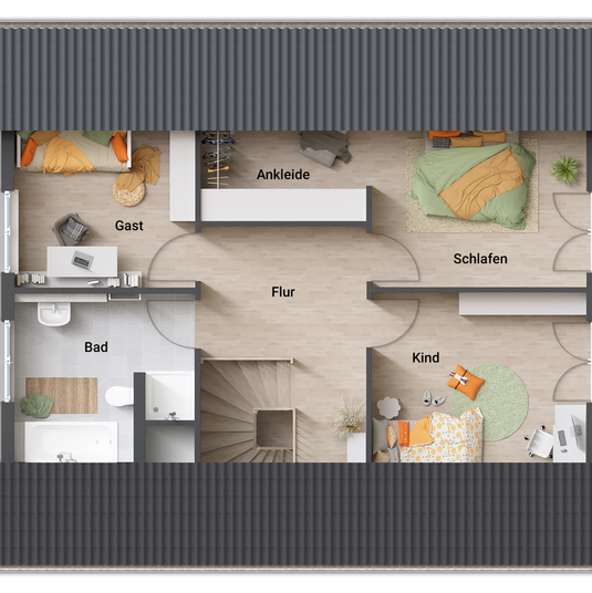 Grundriss-Einfamilienhaus-Bodensee-129-Dachgeschoss-Sued-Suedvariante