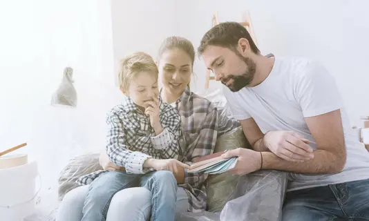 Familie mit Kind