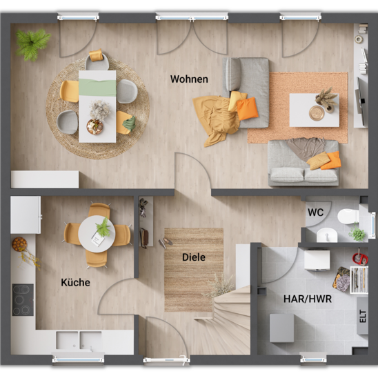 Grundriss-Einfamilienhaus-Flair-110-Erdgeschoss