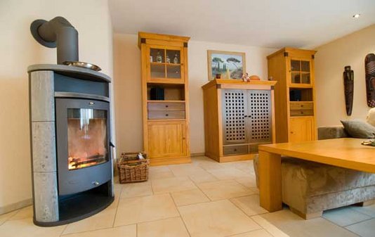 Elektrokamin in der Wohnung